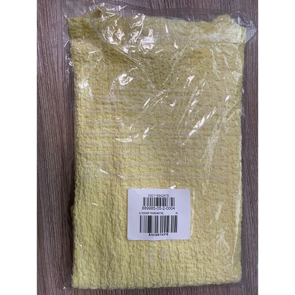 Old Navy Womens Evanescent Yellow Square-Neck Textured Tank Top NEW XL - Picture 5 of 5
